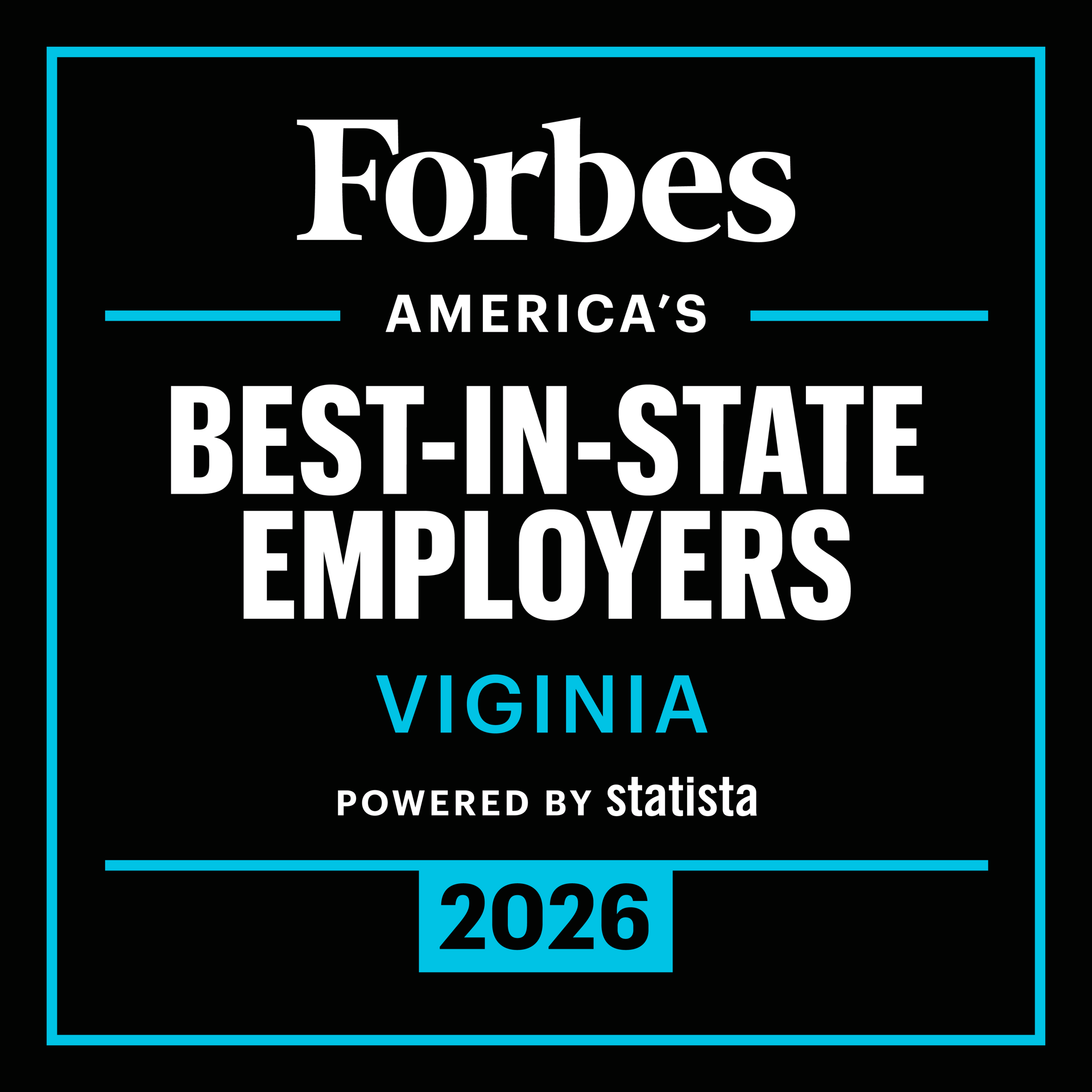 Forbes America's Best-In-State Employers Virginia 2026